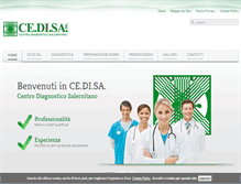 Tablet Screenshot of cedisa.it